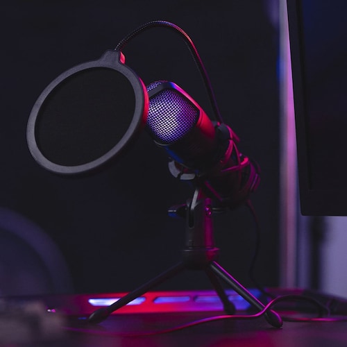 Micrófono Gamer Stf C/ Luz Abysmal Anthem