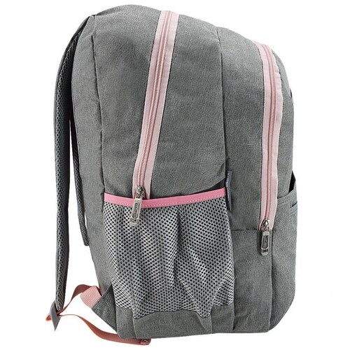 Mochila Gris Rosa Slazenger  Slx-00146D