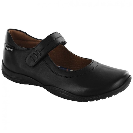 bruscamente Melodioso Sudor Zapato Escolar de Niña con Velcro Y Suela Antiderrapante 22 - 25 Negro  Coqueta