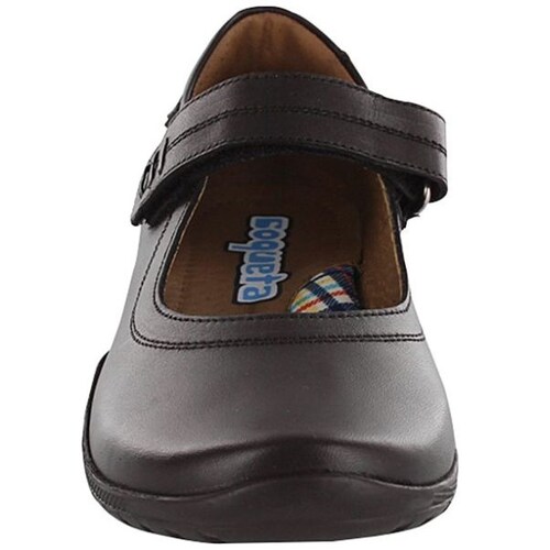 Zapato Escolar de Niña con Velcro Y Suela Antiderrapante 15 - 17 Café Coqueta