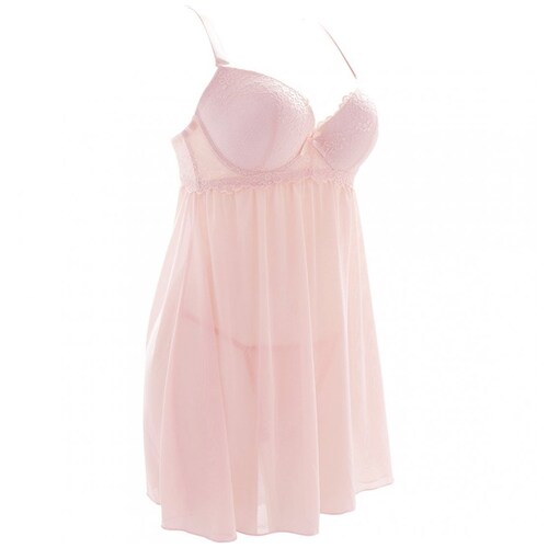 Baby Doll de Encaje Copa Preformada Couture