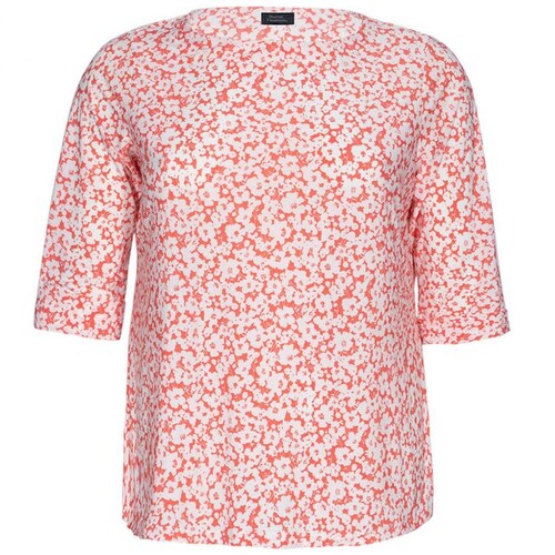Blusa Cuello Ojal Y Manga 3/4 Doma Fashion