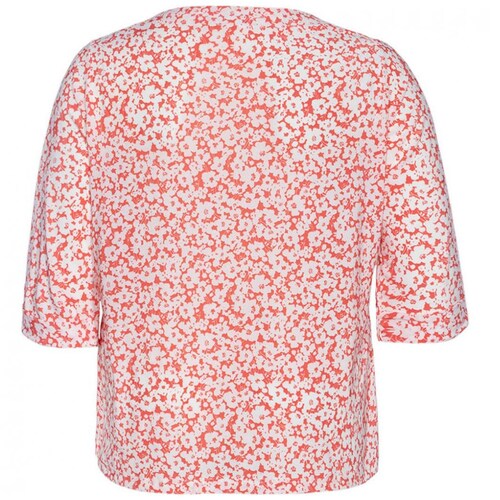 Blusa Cuello Ojal Y Manga 3/4 Doma Fashion