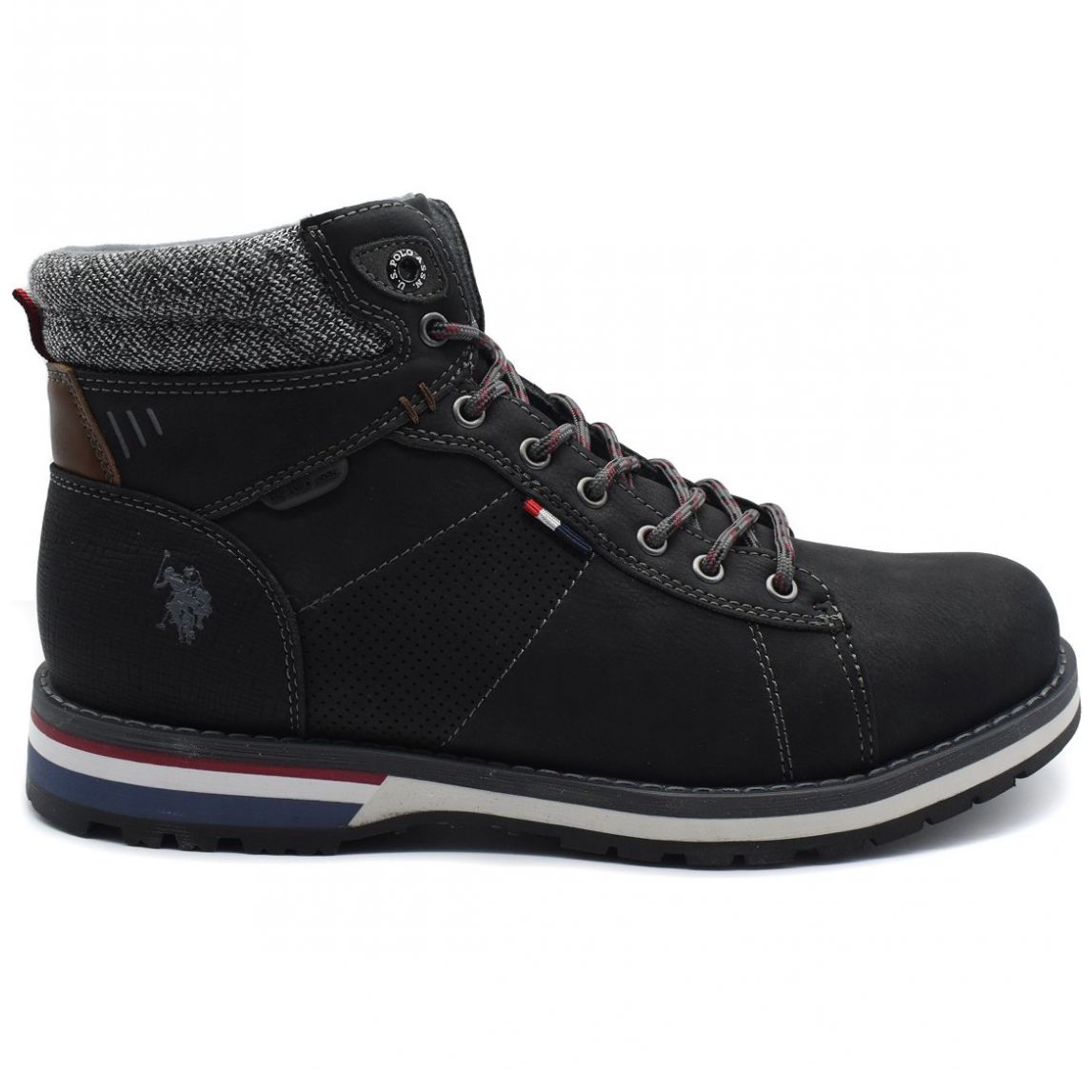 Bota Urbana Negra Us Polo Assn para Hombre