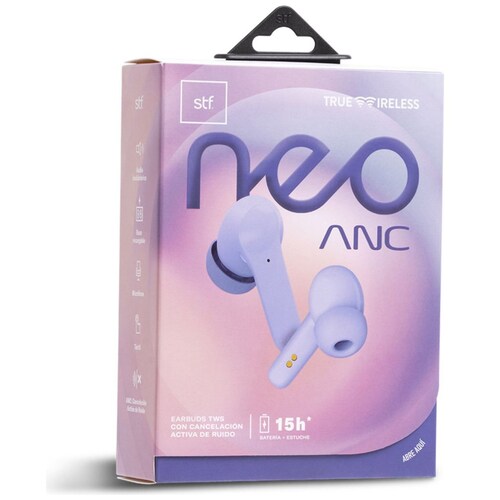 Audífonos Inálambricos Stf Neo Earbuds Violeta