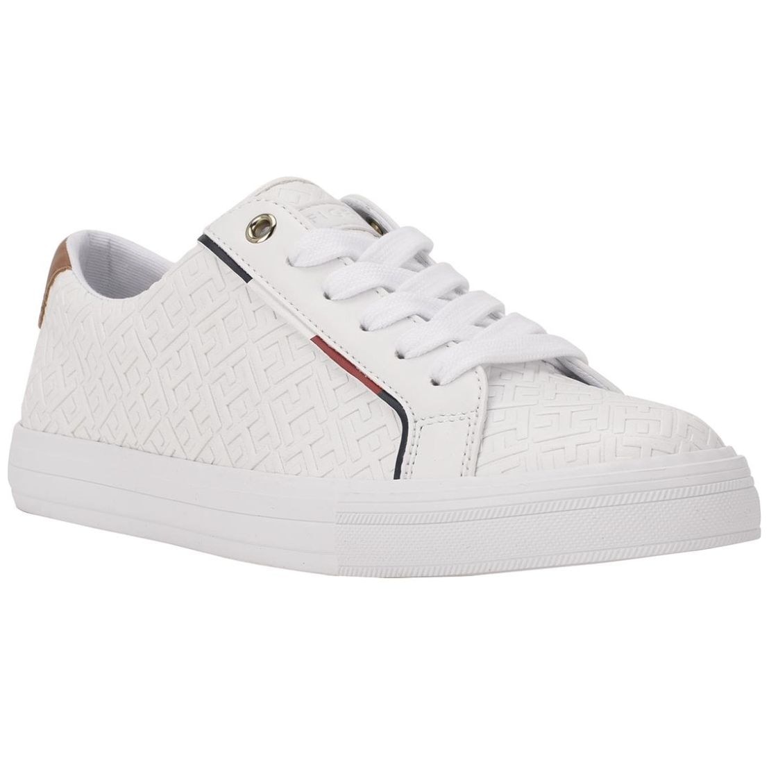 Tenis con Textura Blanco Tommy Hilfiger