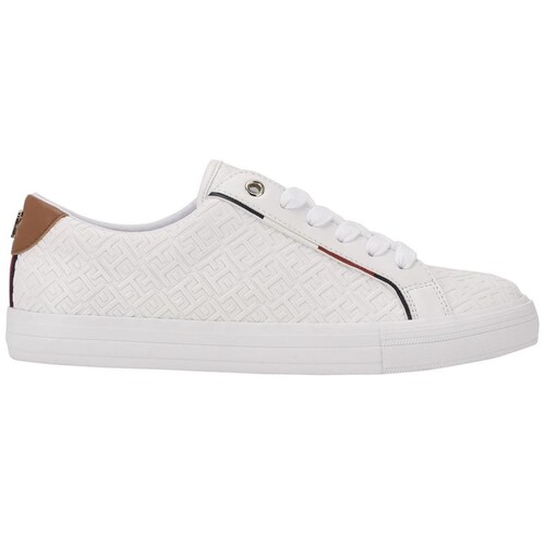 Tenis con Textura Blanco Tommy Hilfiger