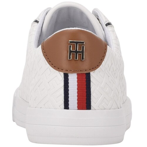 Tenis con Textura Blanco Tommy Hilfiger
