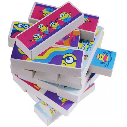 Torre de Mader a 3En1 Domino Y Memoria Minions 2