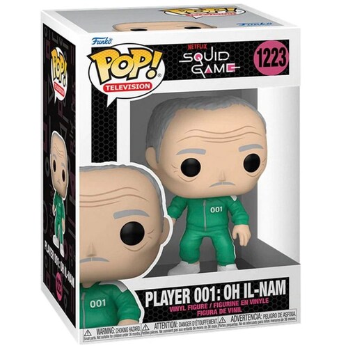 Funko Pop Tv Squid Game - Player 001 Oh Il-Nam
