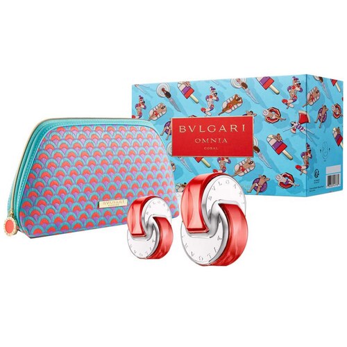 Set para Mujer Bvlgari Omnia Coral Pouch Edt 65 Ml