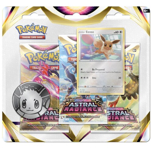 Tarjetas Pokémon Tcg Astral Radiance 3Pack
