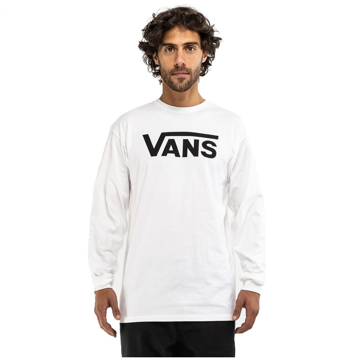 Playera vans cheap manga larga