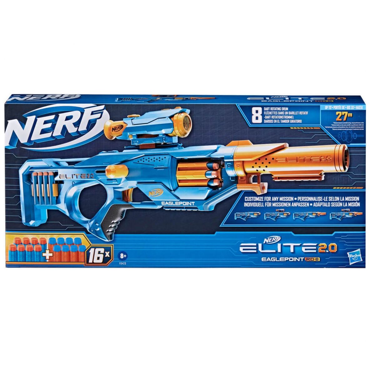 Tambor Rotatorio Pistola Nerf Tambor Eagle Point Pistola Nerf