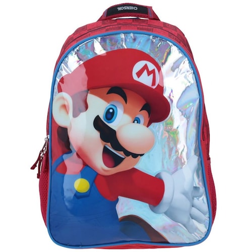 Mochila Grande Rojo Mario Bros Anders Chenson