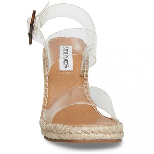 Sandalia con Cuña Transparente Steve Madden