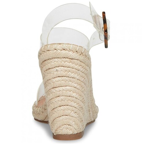 Sandalia con Cuña Transparente Steve Madden