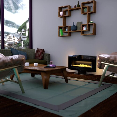 Calefactor Efecto de Chimenea para Interiores Ohio Home Ambient