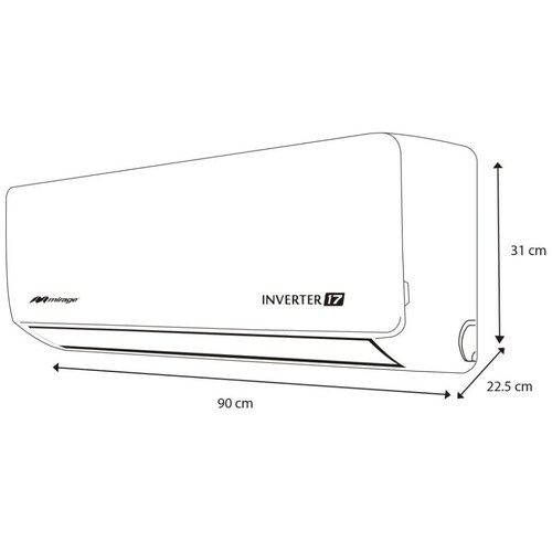 Mini Split Inverter 17 Mirage 1 Ton 115V Frío Y Calor