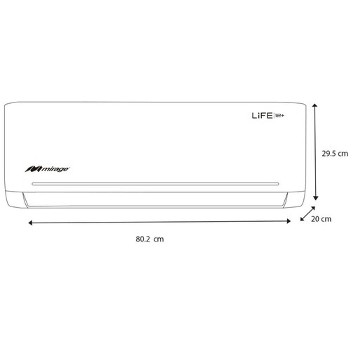 Mini Split Life 12+ Mirage 1 Ton 230V Frío/calor