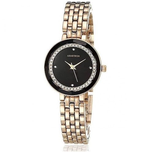 Set de Reloj para Mujer   Armitron Modelo 755796Bkgpst