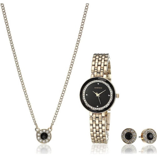Set de Reloj para Mujer   Armitron Modelo 755796Bkgpst