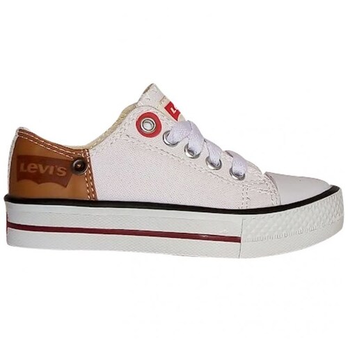 Tenis Vulcanizado Agujeta 17-21 Blanco Levi's   para Niño