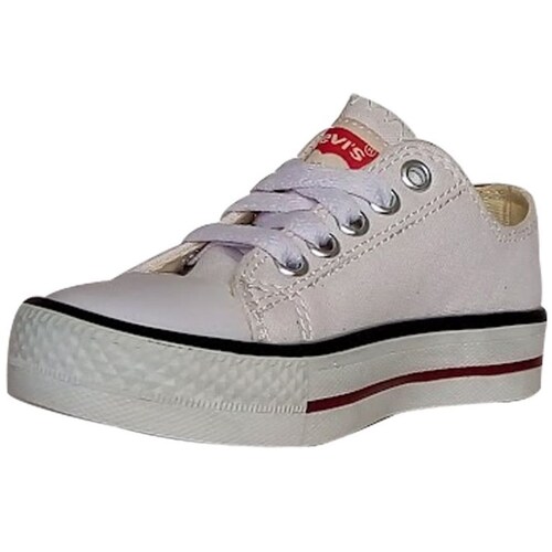 Tenis Vulcanizado Agujeta 17-21 Blanco Levi's   para Niño