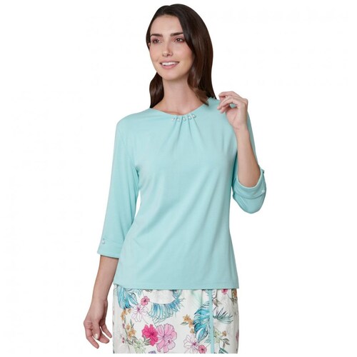 Blusa con Perlas Manga 3/4 Meraki Vitos