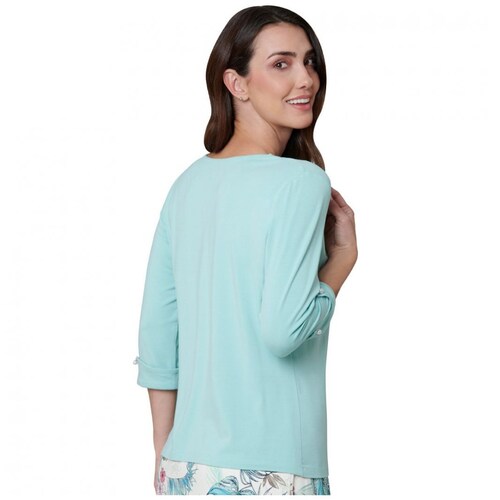 Blusa con Perlas Manga 3/4 Meraki Vitos