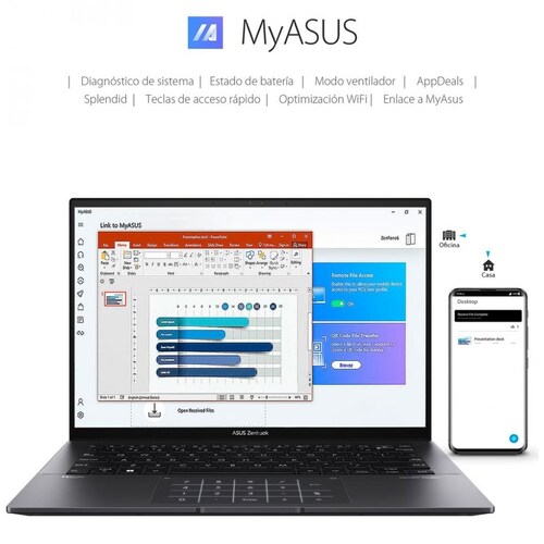 Laptop Asus Zenbook Um3402Ya-R7Oled1 R7 16G 1T