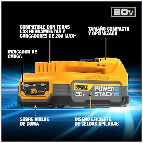 Kit Taladro Percutor 1/2" + Atornillador de Impacto 1/4 Cordless Dewalt