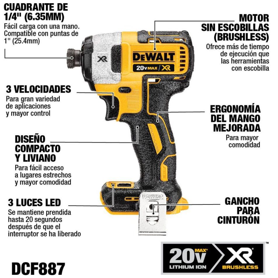 Kit Taladro Percutor Dewalt 1 2