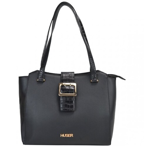 Bolsa Huser Tipo Tote Negro Mod. Lt740Ne.