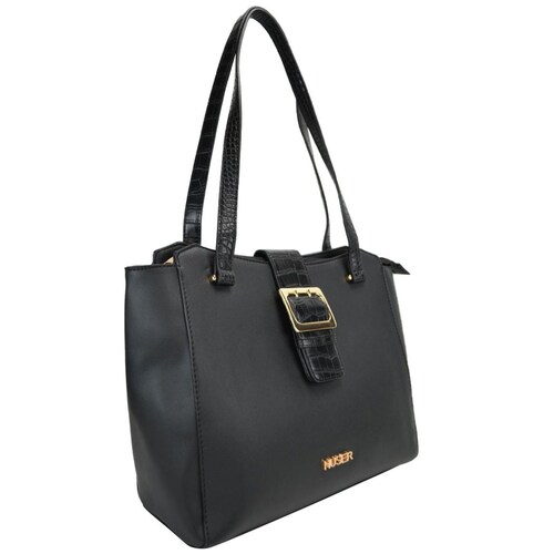 Bolsa Huser Tipo Tote Negro Mod. Lt740Ne.
