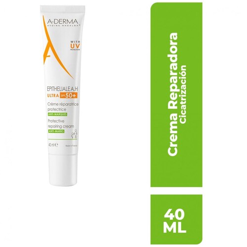 Aderma Epitheliale A.h Ultra Spf 50+ Crema Reparadora Antimarcas