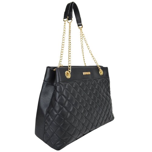 Bolsa Huser Tipo Tote Negro Mod. Lt679Ne.
