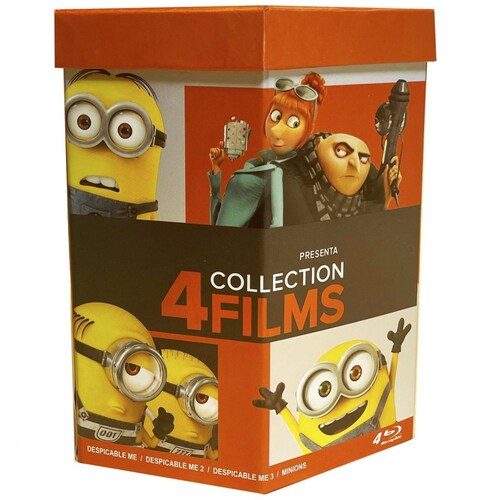 Blu Ray Paquete Mi Villano Favorito 4 Peliculas