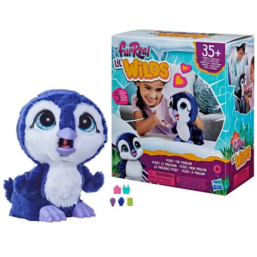 Peluche Interactivo Furreal Friends Lil' Wilds Posey The Penguin