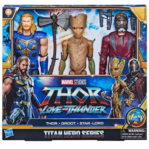 Figuras Paquete Thor Titan Hero Series 3  Marvel