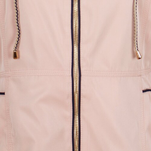 Gabardina Just By Basel Manga Larga Cuello Solapa Diseño Clásico