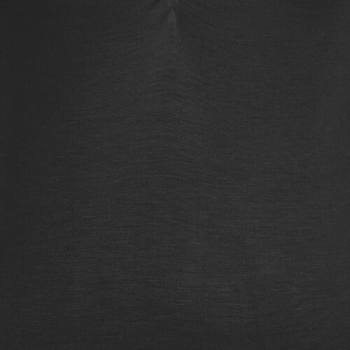 Blusa Negra Just By Basel Manga Larga Cuello V Diseño Lisa