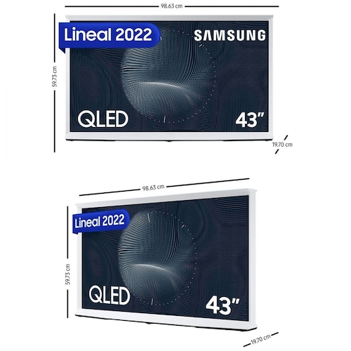 Pantalla Samsung 43" Qled 4K Serif Qn43Ls01Bafxzx