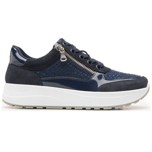 Tenis con Cierre Lateral Azul Flexi