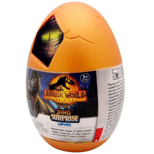 Figura Huevo Sorpresa Jurassic World Dominion Edition Captivz
