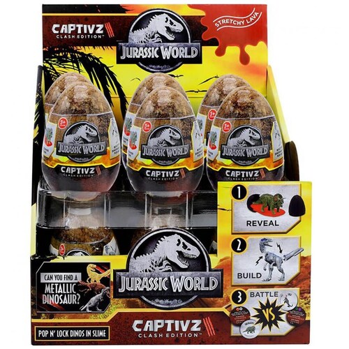 Fugura Huevo Individual Clash Edition Jurassic World Captivz