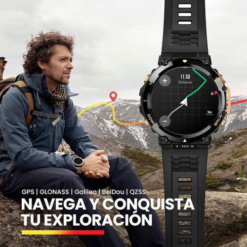Amazfit Smartwatch  Negro Astro/oro Trex 2 con Gps