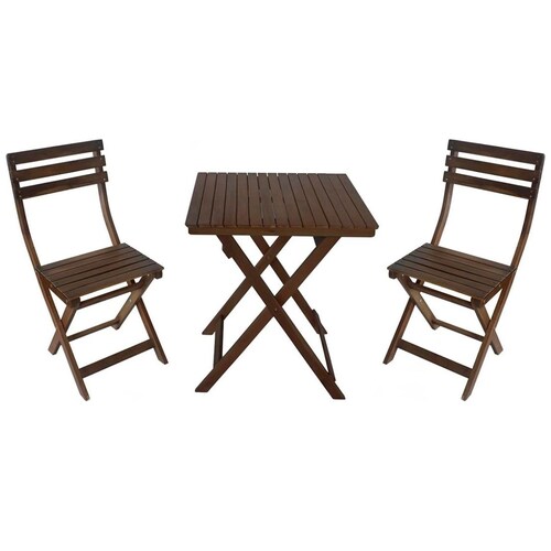 Mesa de comedor y 2 sillas, mesa plegable de metal para patio, juegos de  muebles de jardín para el hogar, oficina, cocina