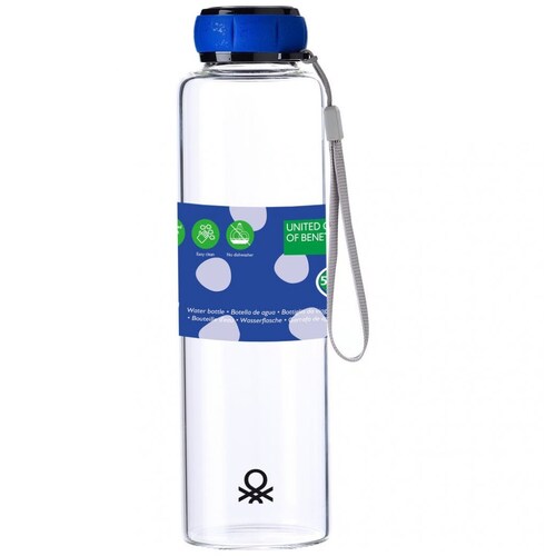 Botella de cristal sin tapón 1 litro Tabit de Aquaneo Ecoglass