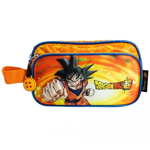 Lapicera Gokú Primaria Azul Naranja Dragon Ball
